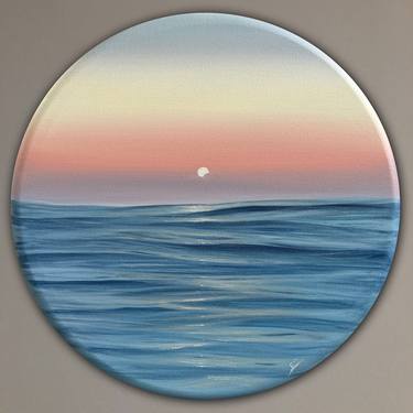 First Light - Coastal Sunrise Painting thumb