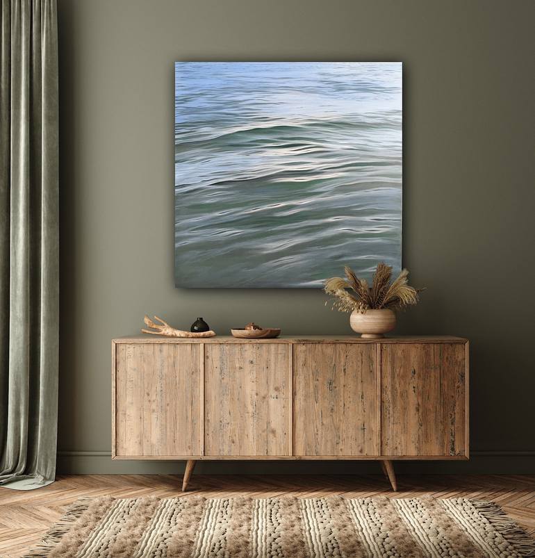 Original Contemporary Seascape Painting by Eva Volf