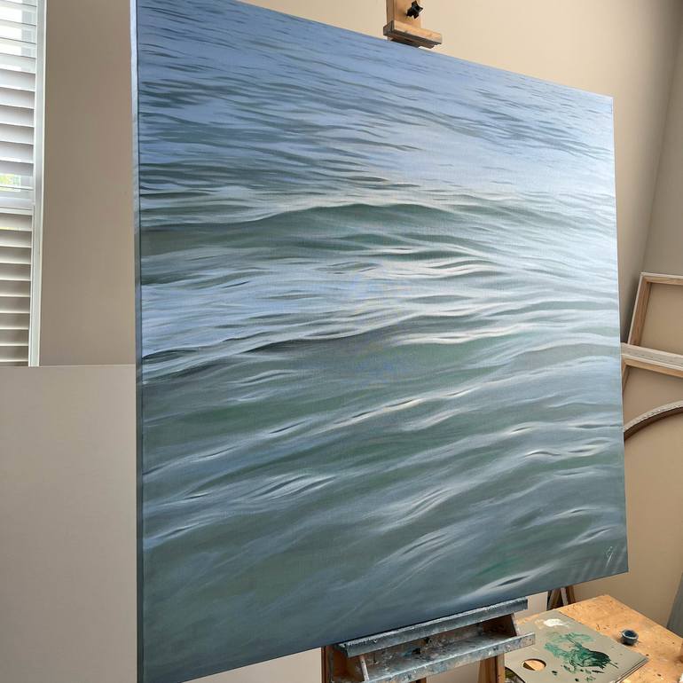 Original Contemporary Seascape Painting by Eva Volf