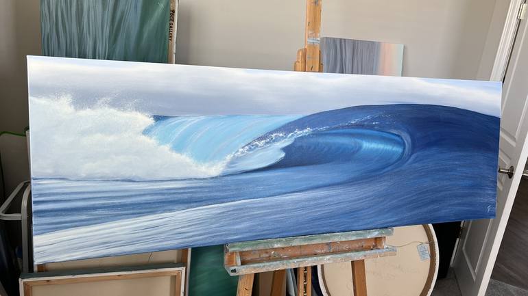 Original Realism Seascape Painting by Eva Volf