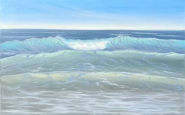 Original Realism Beach Paintings by Eva Volf