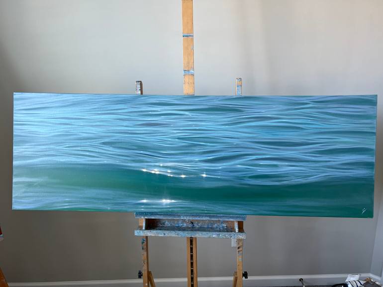 Original Realism Water Painting by Eva Volf