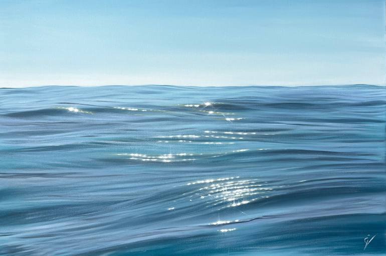 Print of Realism Water Paintings by Eva Volf