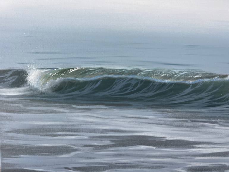 Original Realism Seascape Painting by Eva Volf