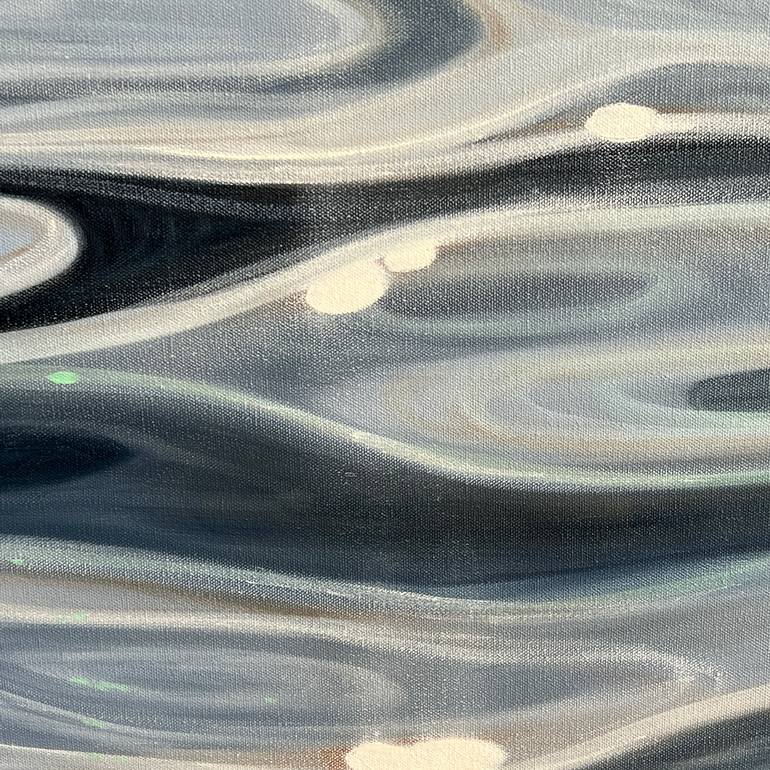 Original Abstract Water Painting by Eva Volf