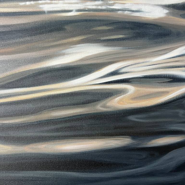 Original Abstract Water Painting by Eva Volf