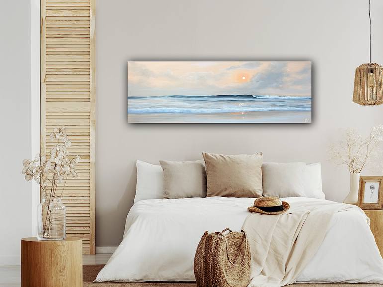 Original Realism Beach Painting by Eva Volf