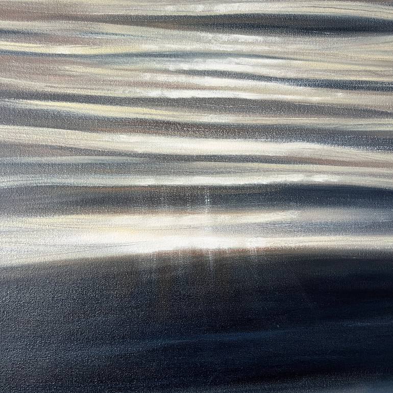 Original Abstract Seascape Painting by Eva Volf