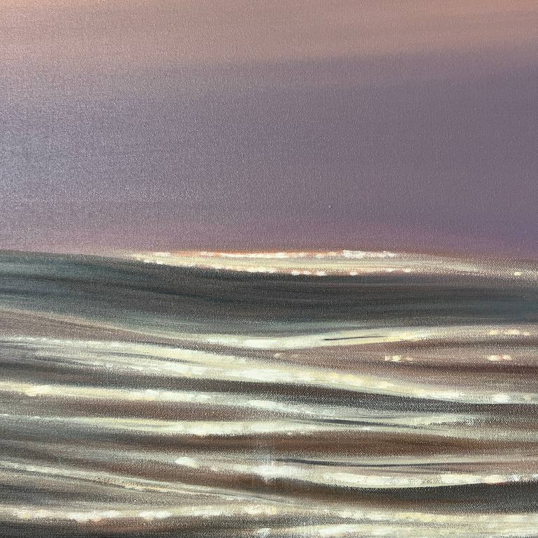 Original Impressionism Seascape Painting by Eva Volf