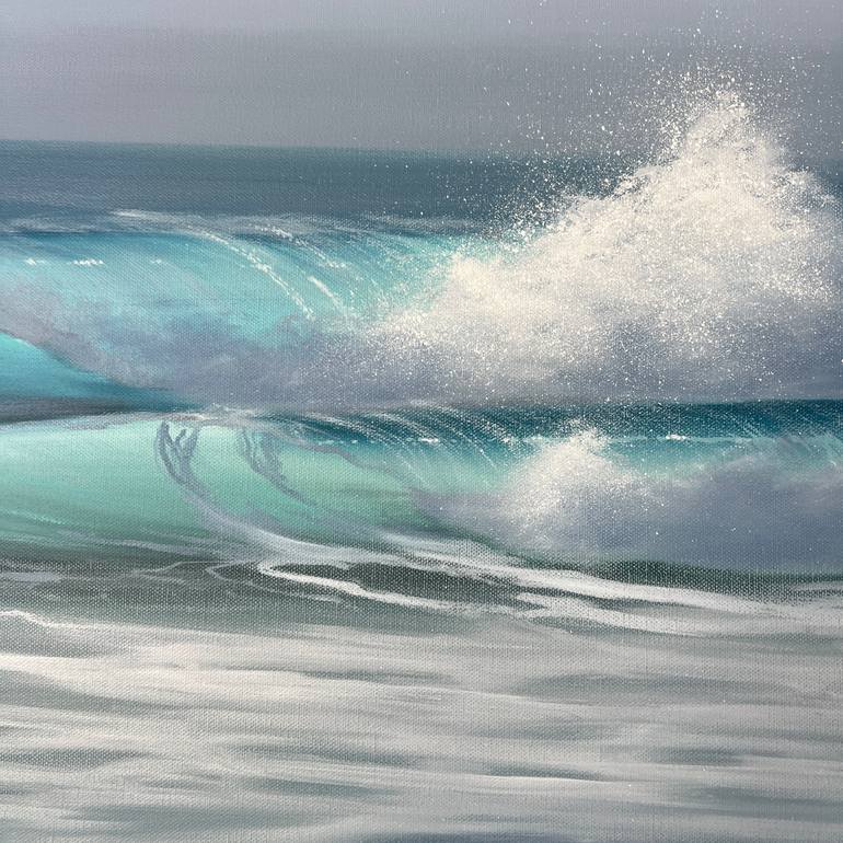 Original Realism Seascape Painting by Eva Volf