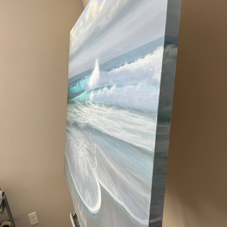Original Realism Seascape Painting by Eva Volf