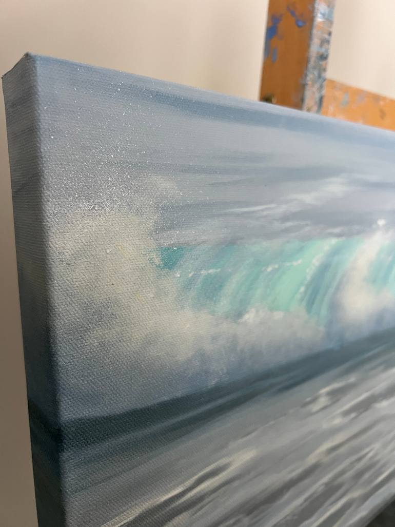 Caress of The Sea Painting by Eva Volf | Saatchi Art