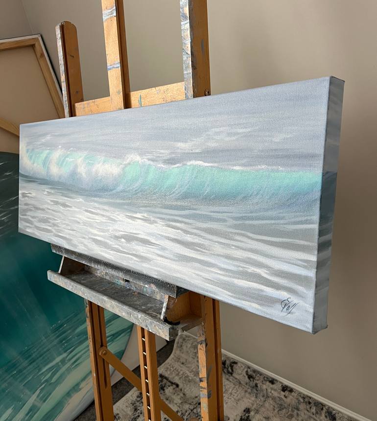 Caress of The Sea Painting by Eva Volf | Saatchi Art