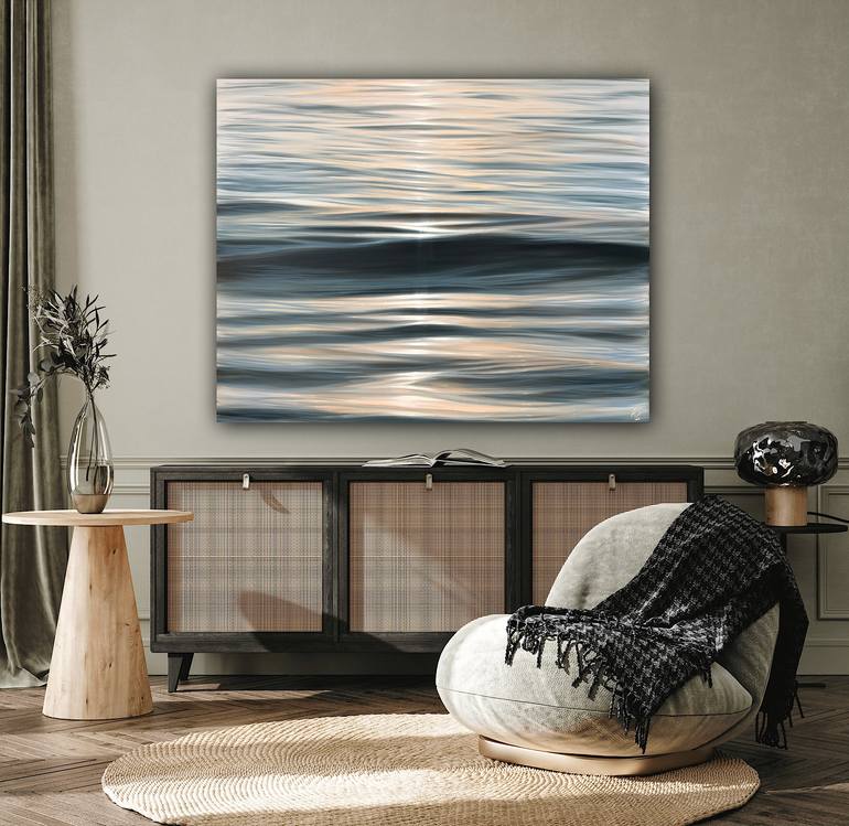 Original Abstract Seascape Painting by Eva Volf