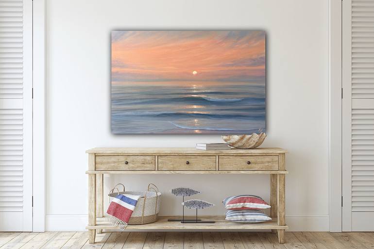 Original Realism Seascape Painting by Eva Volf