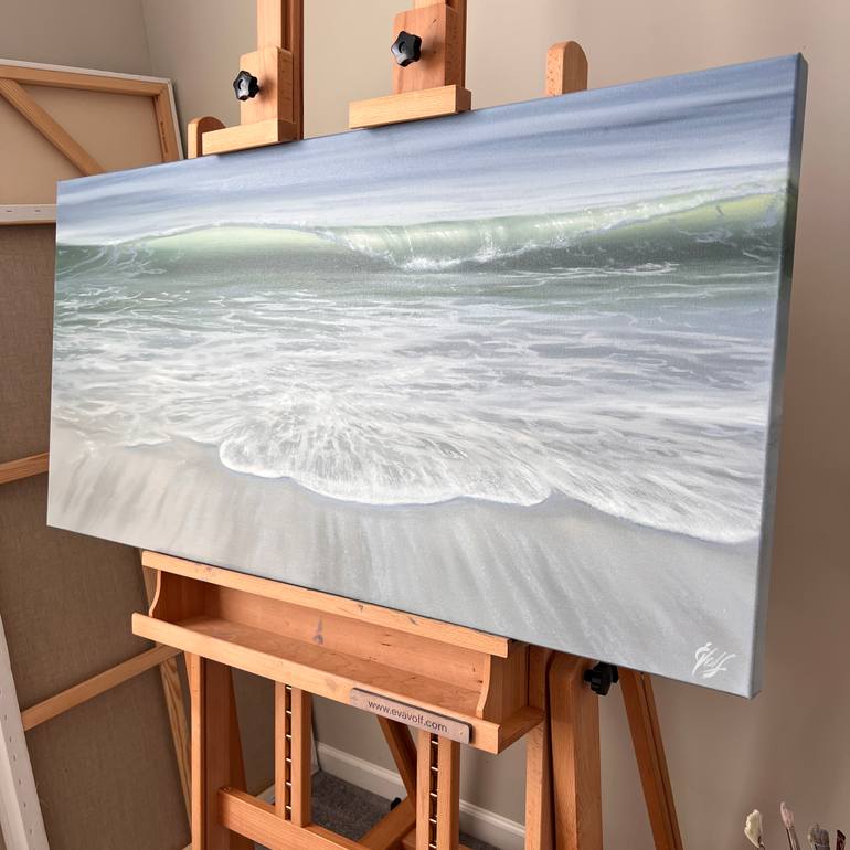 Original Realism Seascape Painting by Eva Volf