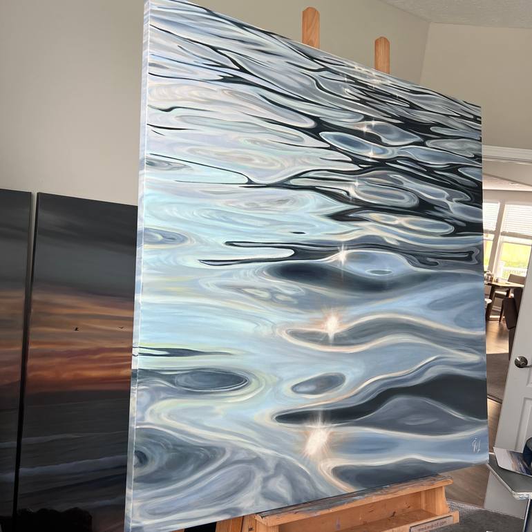 Original Realism Water Painting by Eva Volf