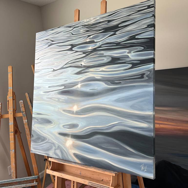 Original Realism Water Painting by Eva Volf