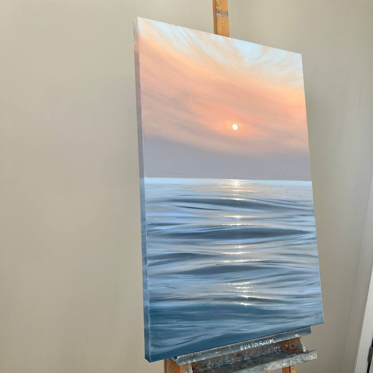 Original Realism Seascape Painting by Eva Volf