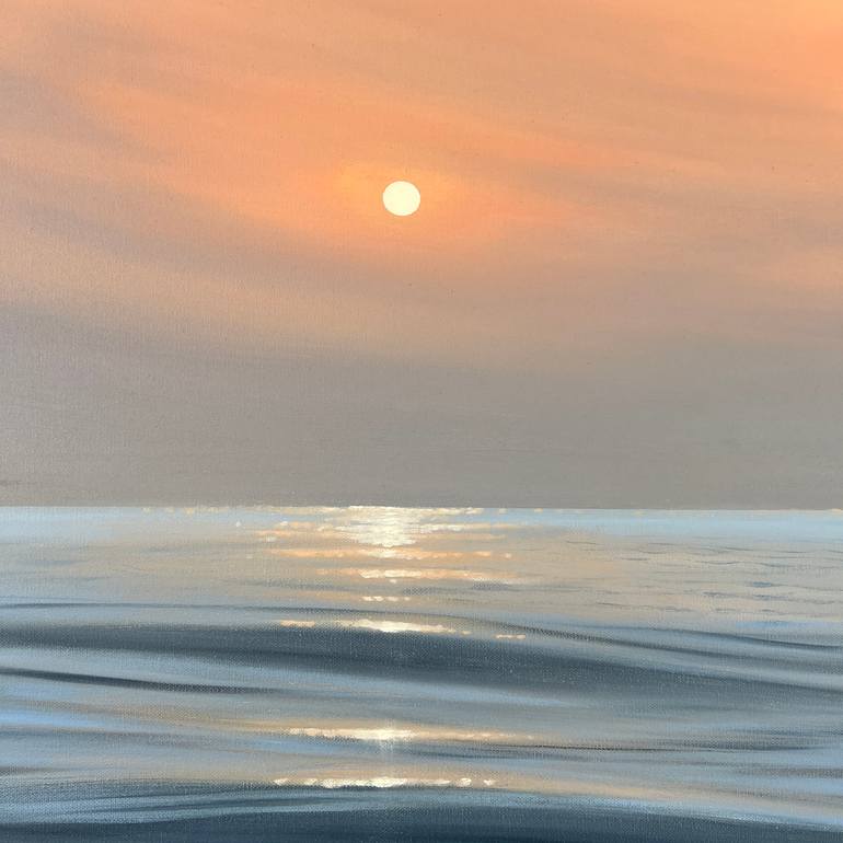 Original Realism Seascape Painting by Eva Volf