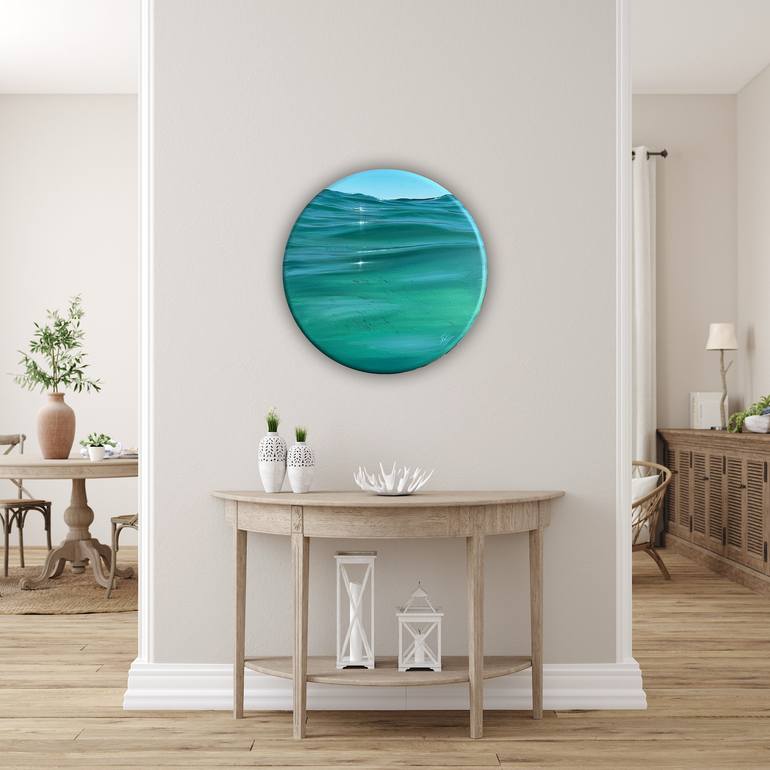 Original Realism Beach Painting by Eva Volf