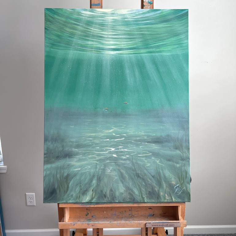 Original Realism Water Painting by Eva Volf