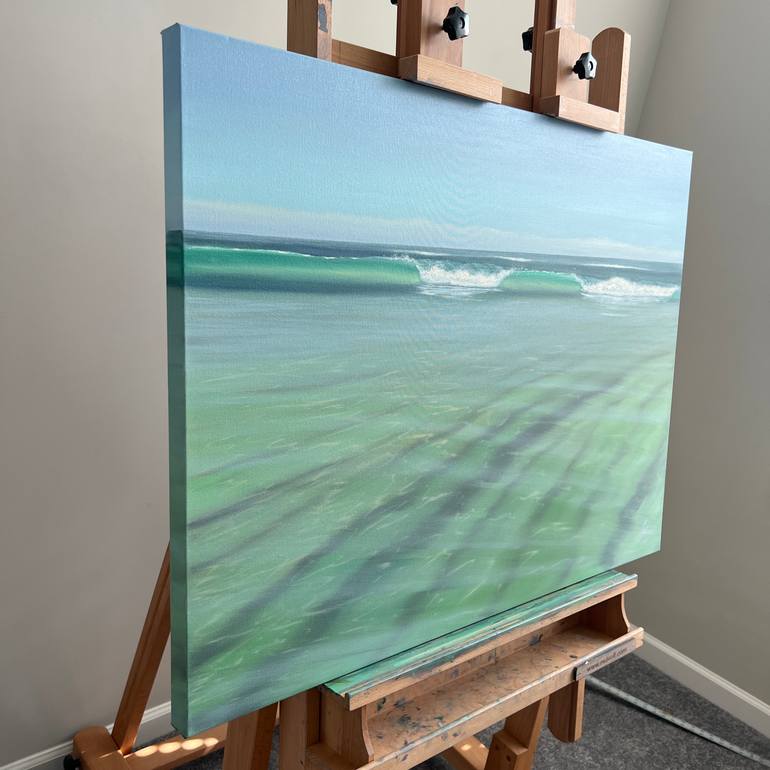 Original Realism Seascape Painting by Eva Volf