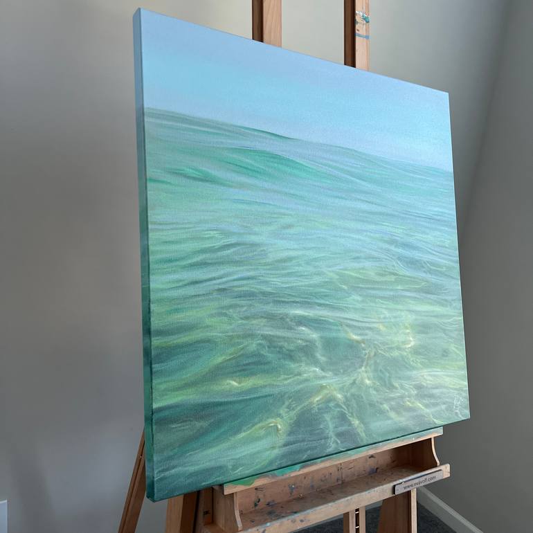 Original Realism Beach Painting by Eva Volf