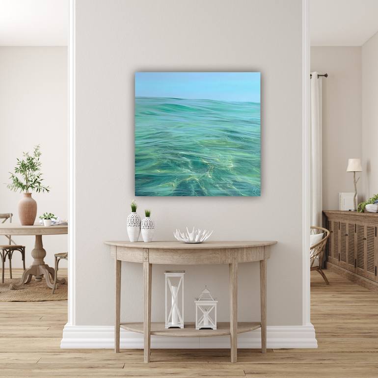 Original Realism Beach Painting by Eva Volf