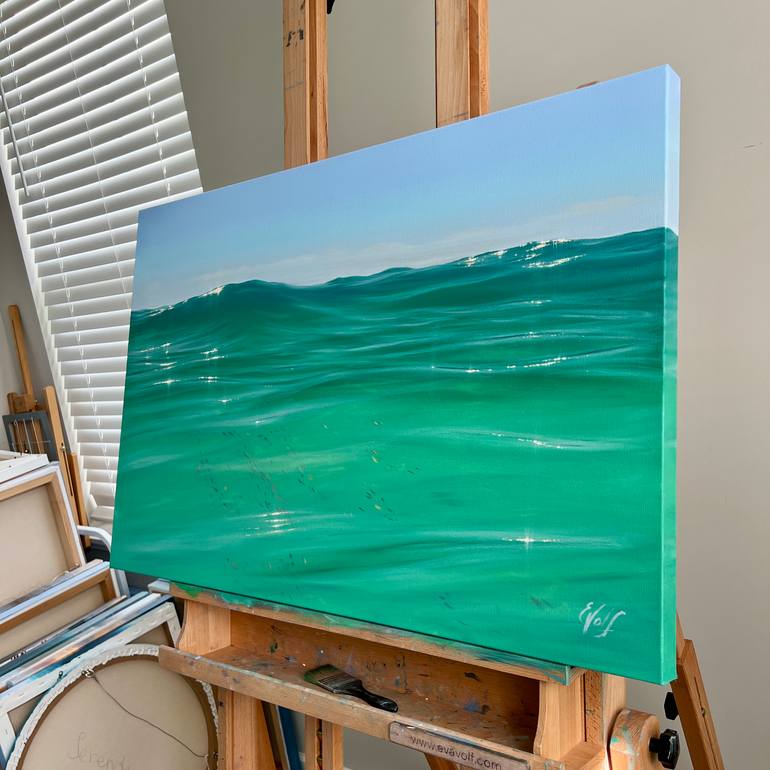 Original Realism Water Painting by Eva Volf