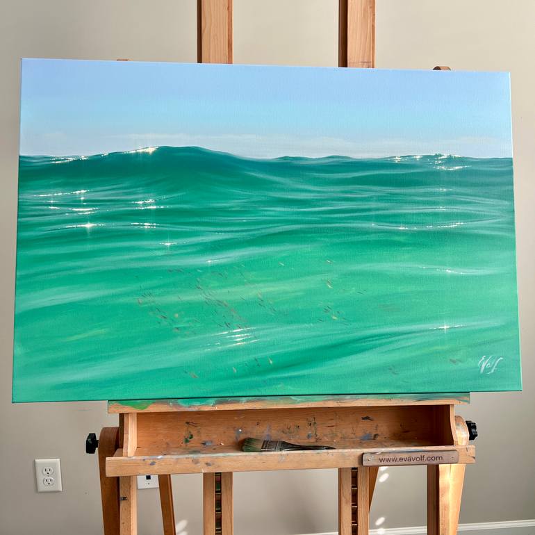 Original Realism Water Painting by Eva Volf