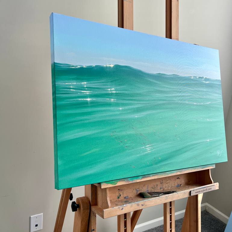 Original Realism Water Painting by Eva Volf