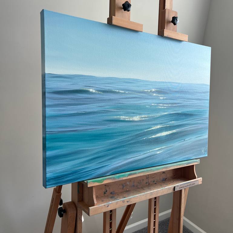 Original Realism Seascape Painting by Eva Volf