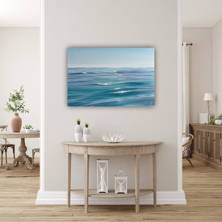 Original Realism Seascape Painting by Eva Volf