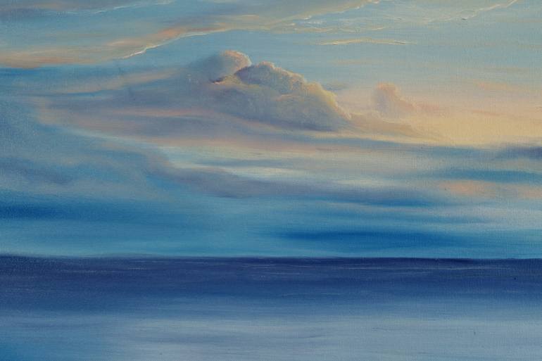 Original Realism Seascape Painting by Eva Volf