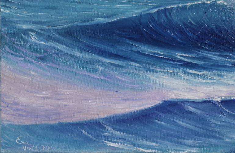 Original Realism Seascape Painting by Eva Volf