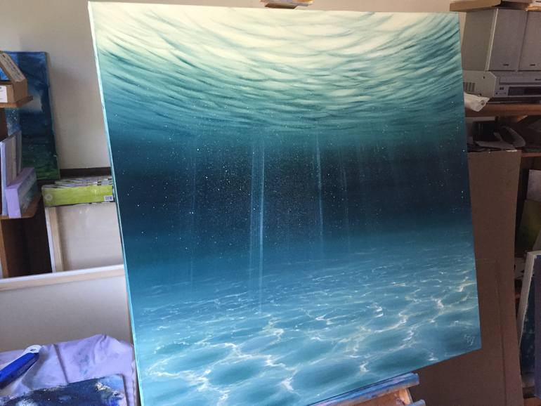 Original Realism Water Painting by Eva Volf