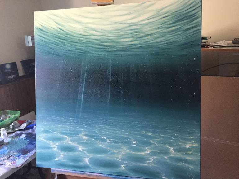 Original Realism Water Painting by Eva Volf