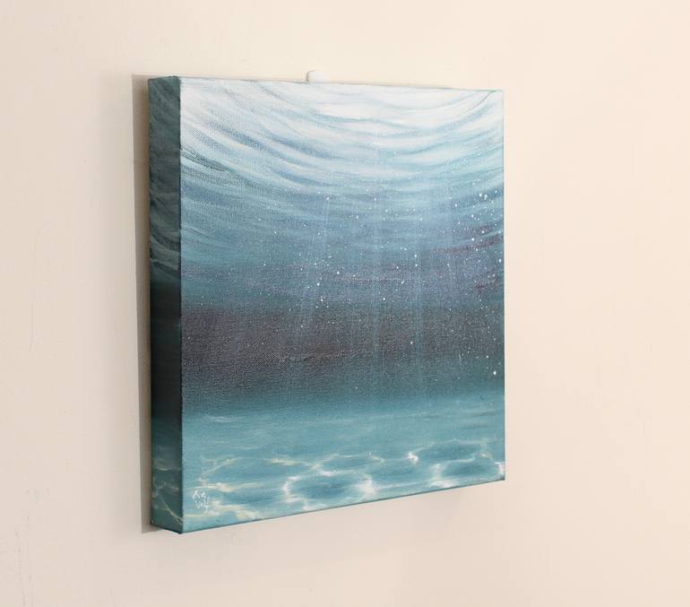 Original Photorealism Water Painting by Eva Volf