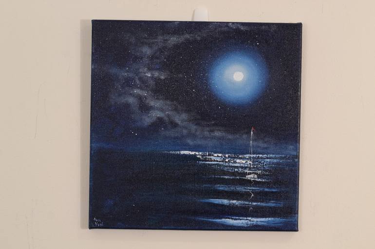 Original Realism Seascape Painting by Eva Volf