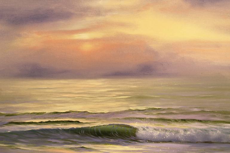 Original Realism Seascape Painting by Eva Volf