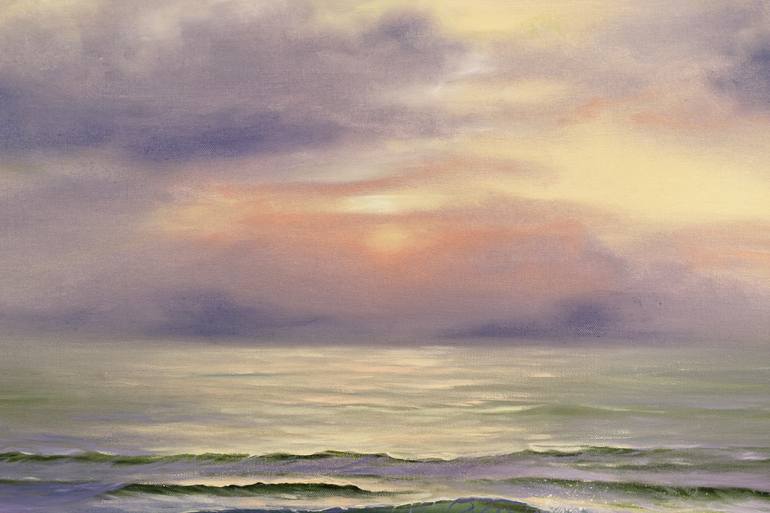Original Realism Seascape Painting by Eva Volf