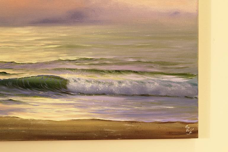 Original Realism Seascape Painting by Eva Volf