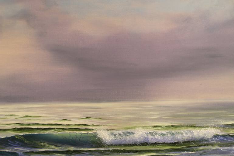 Original Realism Seascape Painting by Eva Volf