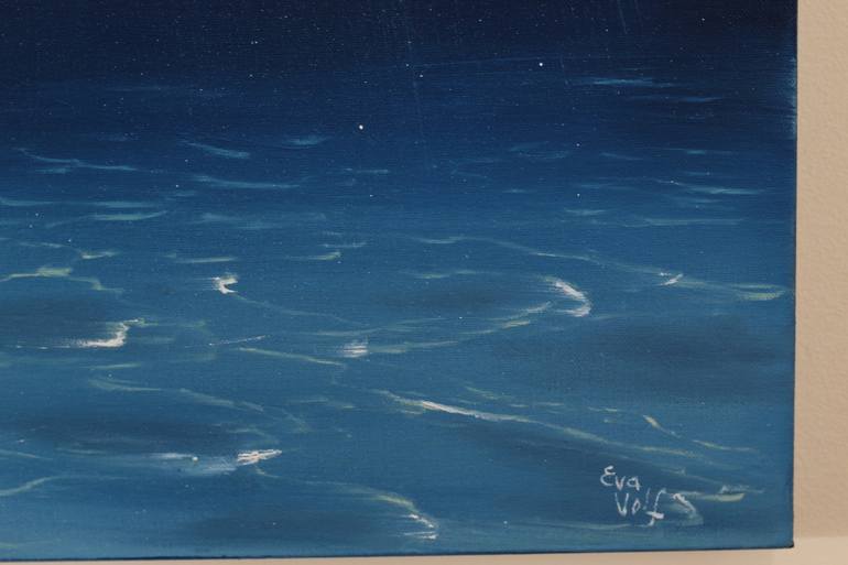 Original Fine Art Water Painting by Eva Volf