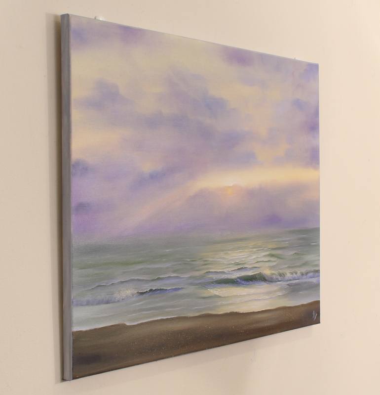 Original Realism Seascape Painting by Eva Volf