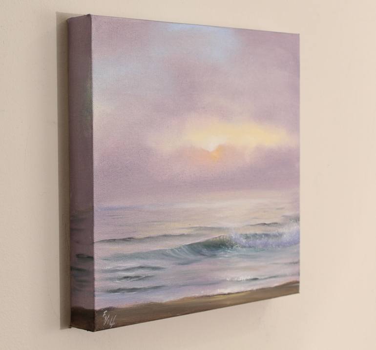 Original Realism Seascape Painting by Eva Volf