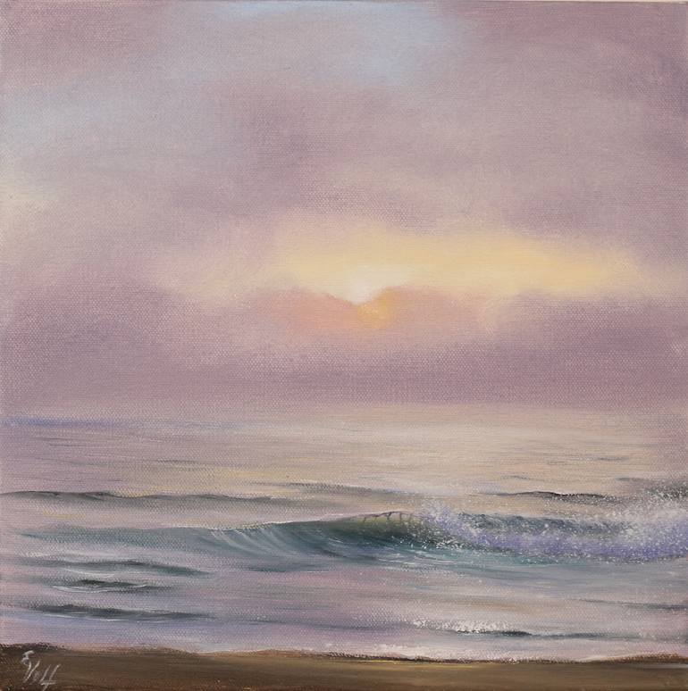 Original Realism Seascape Painting by Eva Volf