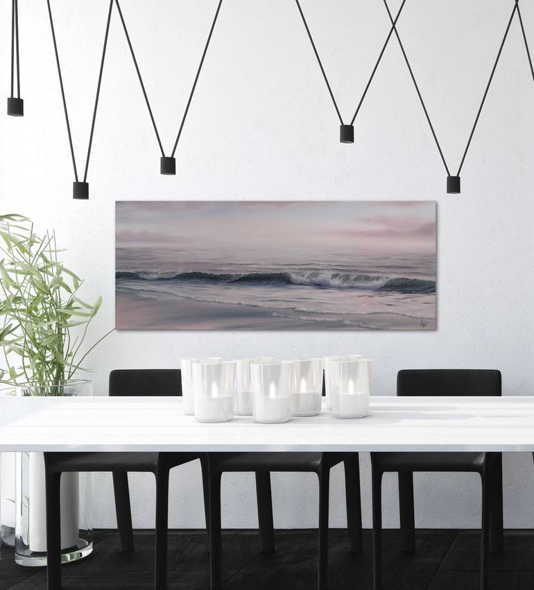 Original Realism Seascape Painting by Eva Volf