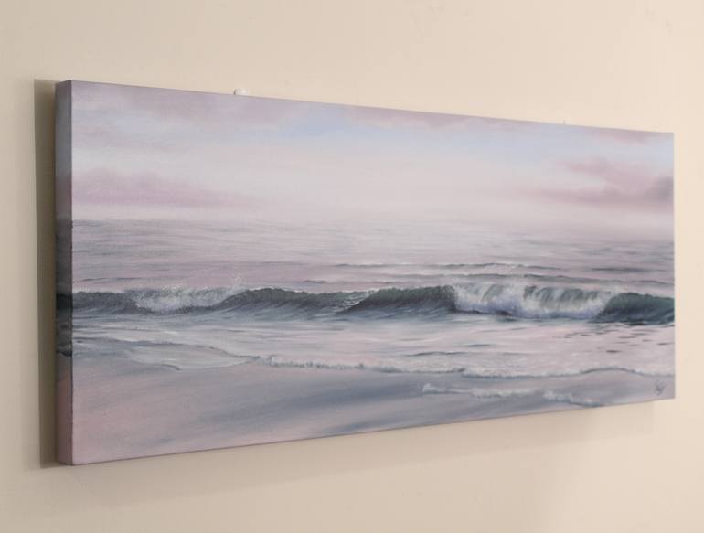 Original Realism Seascape Painting by Eva Volf